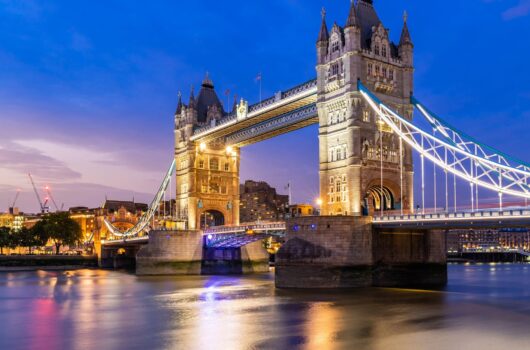 Tower Bridge at night