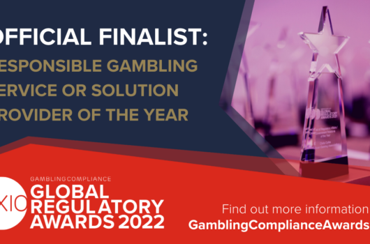 Vixio Finalist Responsible Gambling Service or Solution Provider of the Year Graphic